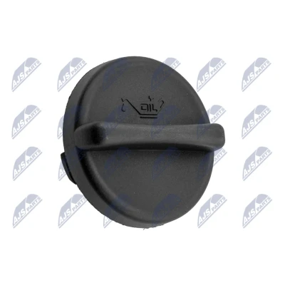 Imagen de NTY BKO PL 001 Tapa, tubuladura de relleno aceite negro con junta anular OPEL: Astra J Berlina, Hatchback, H Hatchback