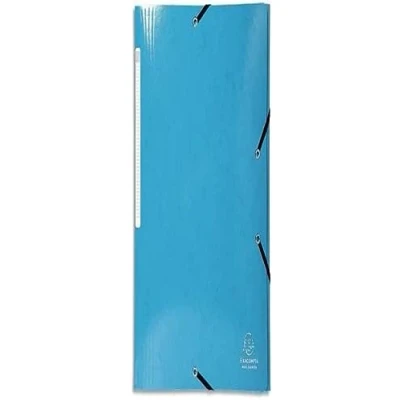 Imagen de Exacompta 55827SE Carpetas con gomas y 3 solapas, 24 x 32 cm, color Azul claro, 1 unidad