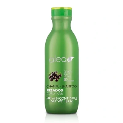 Imagen de ALEA Champú Pelo Rizado Rizados 500 ml con Extracto de Acai Rizos Definidos, Naturales y Flexibles Aporta Cuerpo Fuerza al Cabello Sin Parabenos