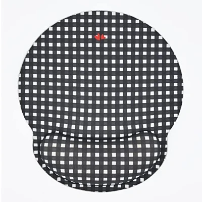 Imagen de WONDEE Oportunidad Alfombrilla Ratón Ergonómica de Lucia Be con Estilo Vichy, Exclusividad para tu Escritorio, Raton Reposamuñecas Almohadilla Gel, Mousepad Originales Mujer