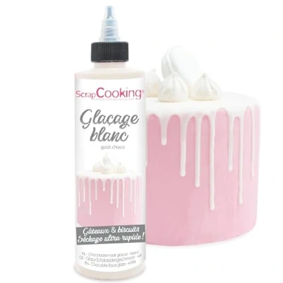 Imagen de Glaseado de sabor a chocolate 130 g blanco