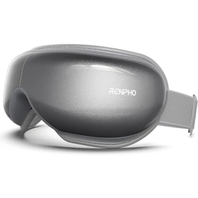Imagen de RENPHO Eyeris 1 Masajeador de Ojos con Calor, Música Bluetooth y Masaje Vibratorio, ocular para aliviar la tensión secos Mejorar el sueño, regalos mujer hombre