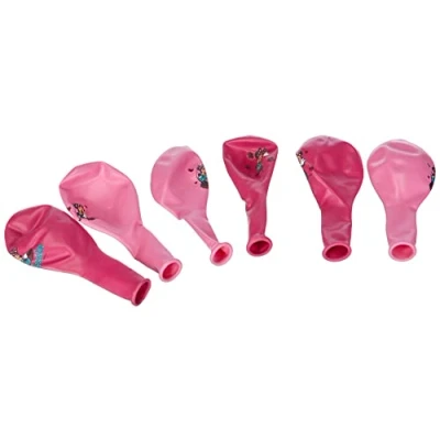 Imagen de amscan TIFANY 8022873 Set de 6 globos, otros materiales, rojo, 11 x 3 19 cm