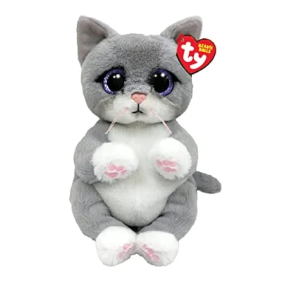 Imagen de TY Morgan Gato Beanie Bellie Regular 6&quot; Baby Peluche Suave Coleccionable Acogedor