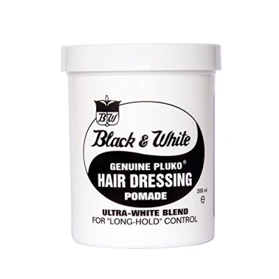 Imagen de Pluko Blanco y Negro Pomada Peluquería 200ml genuino