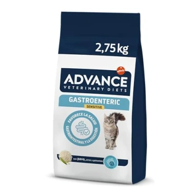 Imagen de Advance Veterinary Diets Gastroenteric Sensitive, Pienso para Gatos con Trastornos gastrointestinales, 2,75kg