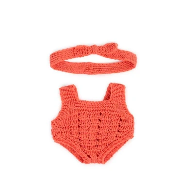 Imagen de Conjunto Punto Pelele y Diadema Muñeco 21cm