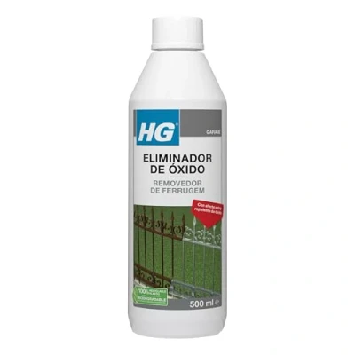 Imagen de HG Convertidor De Óxido, Fórmula Evaporación Lenta, Protección Antioxidante, Listo Para Pintar, 500 ml