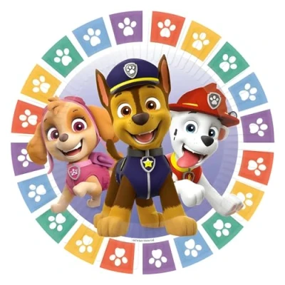 Imagen de amscan 8 Plates Paw Patrol 2022 Round Paper 18 cm, Papel, Multicolor, Talla única