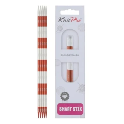 Imagen de KnitPro Agujas de Tejer: Doble Punta:, Metal, Sienna, 20cm x 3.50mm
