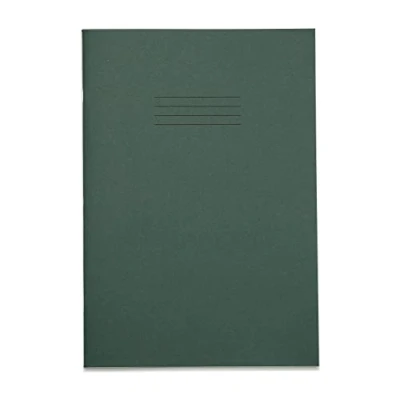 Imagen de Rhino F8M Lote de 10 cuadernos ejercicios, 80 páginas, formato A4, color verde oscuro