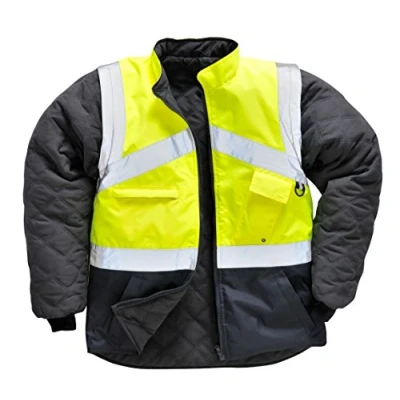 Imagen de Portwest Chaleco Bicolor De Alta Visibilidad Reversible, Tamaño: L, Color: Amarillo/Marino, S769YNRL