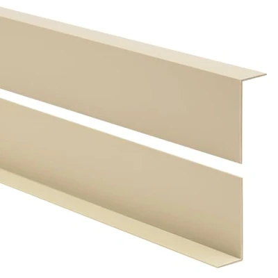 Imagen de Quest Protector de bordes PVC, sin cinta adhesiva, borde y protección esquinas, perfil angular, 50 x 20 mm, 200 cm, beige