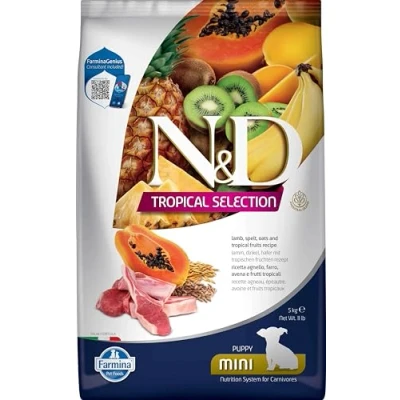 Imagen de FARMINA ND Dog Puppy Tropical Selection Mini Cordero 5KG