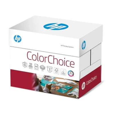 Imagen de HP CHP370 Papel para fotocopiadoras, color blanco, 5 paquetes de 500 hojas