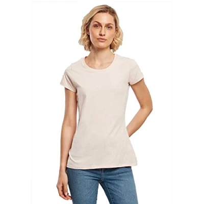 Imagen de Build Your Brand Camiseta básica para Mujer, Rosa, L
