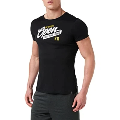 Imagen de Reebok RC Open tee Camiseta, Hombre, Negro, L