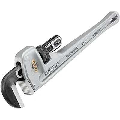 Imagen de RIDGID 31025 Llave de tubo recta para servicio pesado 18 pulgadas, fontanería pulgadas