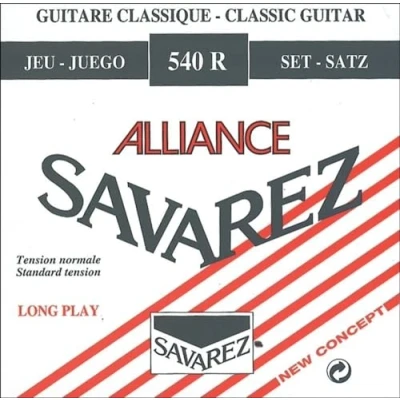 Imagen de Savarez 655917 Cuerdas para Guitarra Clásica Alliance HT Classic 540R Juego Tensión Estandar, Rojo