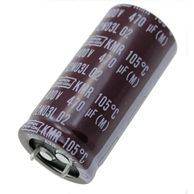 Imagen de Condensador Elko radial 470µF 400V electrolítico Snap In hasta 105C 470uF de United Chemi Con