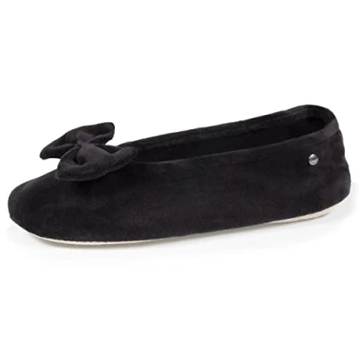 Imagen de ISOTONER Zapatillas de casa Bailarinas mujer , pantuflas jersey algodón orgánico