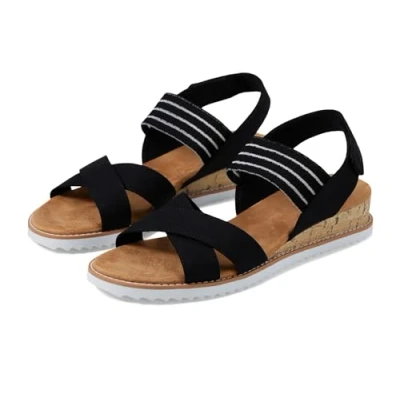 Imagen de Skechers Bob&#039;s para Mujer, Desierto Beso Suficiente EN LA Orilla, Tela Negra, 41 EU