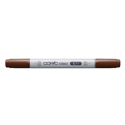Imagen de Copic Ciao E77, Granate, Rotulador Doble con Punta Mediana y de Pincel