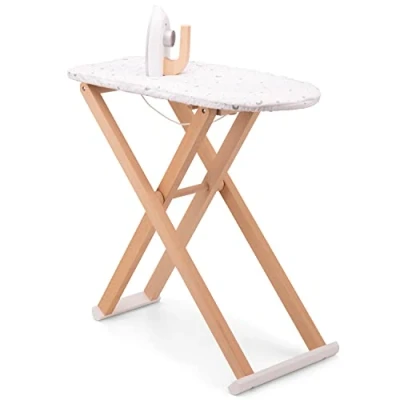 Imagen de New Classic Toys Tabla de Planchar Madera, Incluye Hierro, Color, Medium (18360)