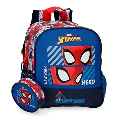 Imagen de Marvel Spiderman Hero Mochila Guardería Azul 23x25x10 cms Poliéster 5,75L