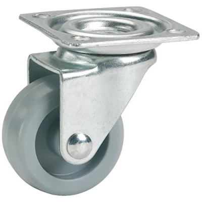 Imagen de DÖNER + HELMER 790140C Muebles de ricino, 45 x 17 mm, Gris Rueda plástico, Multicolor, 45x17 mm