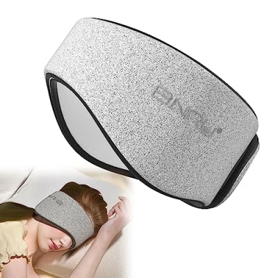 Imagen de Antifaz para Dormir Mujeres y Hombres, 100% Anti Luz Mascara Ojos Dormir,Mascara Transpirable Cómodo con Banda Ajustable Viajes,Yoga, Gris