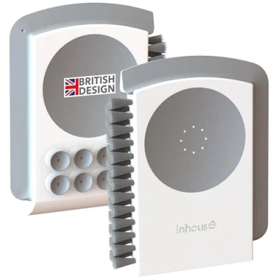 Imagen de Inhouse Kitchen Buddy, utensilios de cocina, herramienta limpieza multiusos 4 en 1, escobilla goma para fregadero y platos, cepillo accesorios