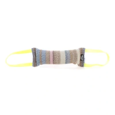 Imagen de Julius K9, Mordedor del algodón/nylon para perros, 30 x 7 cm, interior cosido, 2 manijas