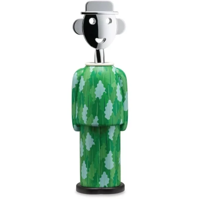 Imagen de Alessi Alessandro M. Arborea AM23A 32 Sacacorchos de diseño, AlkiPaper® y zamak cromado, multicolor