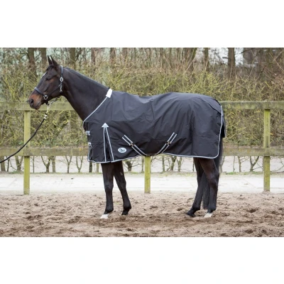Imagen de Harry&#039;s Horse Manta de exterior Thor 0gr con forro polar Negro Largo la espalda: 80 cm &amp; del fondo: 105
