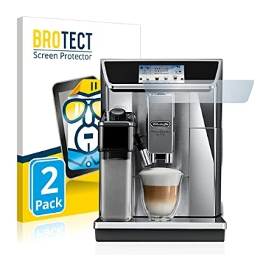 Imagen de BROTECT Protector Pantalla para DeLonghi PrimaDonna Elite Experience ECAM656.85.MS Transparente (2 Unidades) Anti Huellas