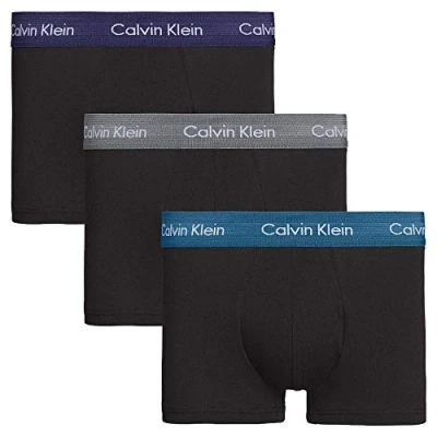 Imagen de Calvin Klein Low Rise Trunk 3pk 0000u2664g Bóxer, B Astral Aura Corsair Grey Smoke, L Hombre