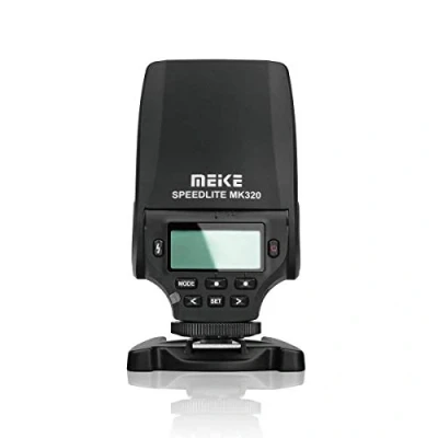 Imagen de MeiKe MK 320 LCD i TTL M RPT GN32 Mini Speedlite Flash luz LED para Nikon J1 J2 J3 D7100 D5300 D5100 D5200 D5000 D3300 D3200 D3100 D750 D810 D550 D50 50 Cámaras DSLR