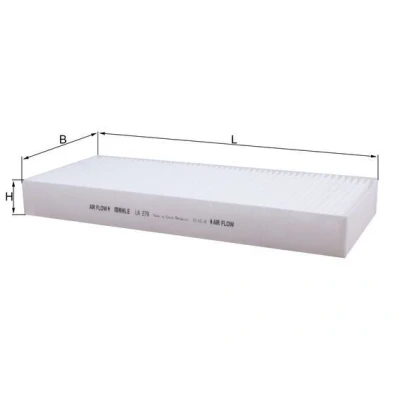 Imagen de MAHLE ORIGINAL LA 279 Filtro de habitáculo partículas 361,0 159 40,0