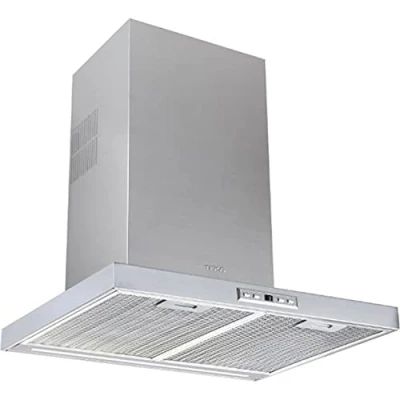 Imagen de Teka DSH 685 Campana Extractora de Pared, 60 cm, Doble Turbina, 3 Velocidades + 1 Intensiva, Barra Iluminación LED, Acero Inoxidable