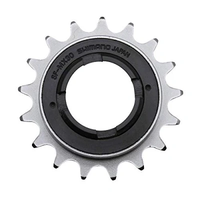 Imagen de SHIMANO DX BMX Single Speed Piezas de Bicicleta, Hombre, Plateado, 17 Teeth