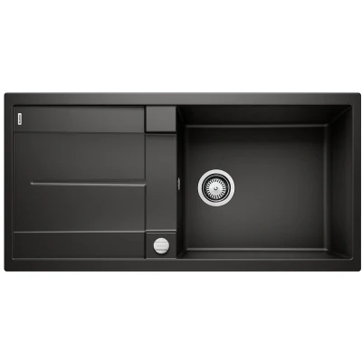 Imagen de BLANCO 525931 Fregadero de Cocina, Negro, 60 cm Unterschrank