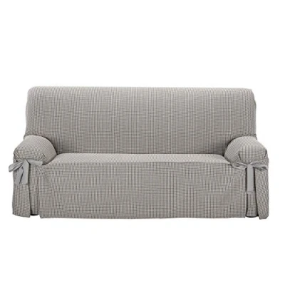 Imagen de Martina Home Corfu Funda Sofá Lazos, Gris, 4 Plazas