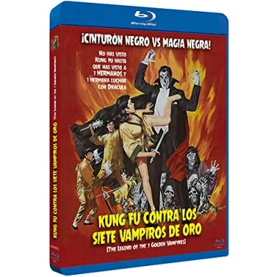 Imagen de Kung Fu Contra los 7 Vampiros de Oro BDr 1974 the Legend of Golden Vampires [Blu ray]