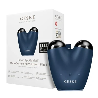 Imagen de GESKE SmartAppGuided™ MicroCorriente Face Lifter 6 en 1 Lifting facial Cuidado de la piel Dispositivo antienvejecimiento Microcorrientes contra las arrugas