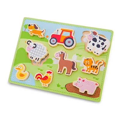 Imagen de New Classic Toys 10521 Granja Puzzle