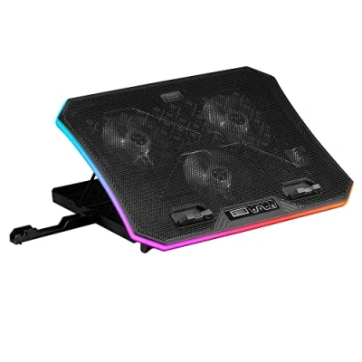 Imagen de Base Refrigeradora + Stand Xl 19&#039;&#039; Argb Mars Gaming Mnbc6, 3 Ventiladores, Soporte Móvil
