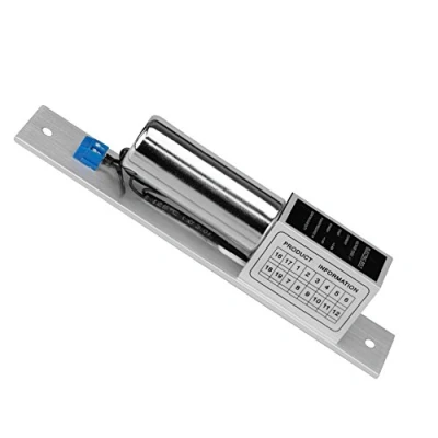 Imagen de LIBO cerradura eléctrica con 2 cables de 12 V CC, electrónica a prueba fallos, temperatura normal para vidrio, madera, hierro, puerta, sistema control acceso