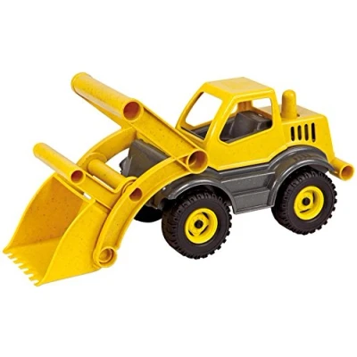 Imagen de SIMM Spielwaren Lena Eco Active Bulldozer Juguete para niños, asa de fácil Agarre y Cabina Abierta, construcción súper Resistente una acción Real (cavar en el, Color Amarillo/Negro/Gris (4212)