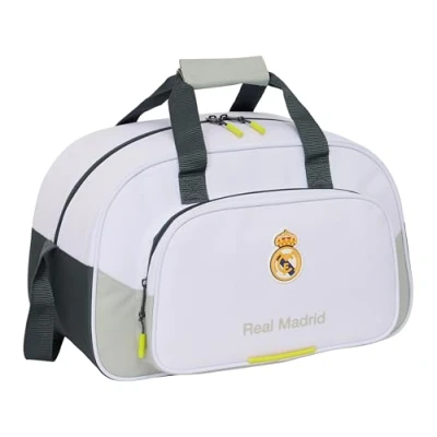 Imagen de Safta REAL MADRID EQUIPACIÓN 25/26 Bolsa de Deporte, Mochila, Ideal para Niños Diferentes Edades, Cómoda y Versátil, Calidad Resistencia, 40x23x24 cm